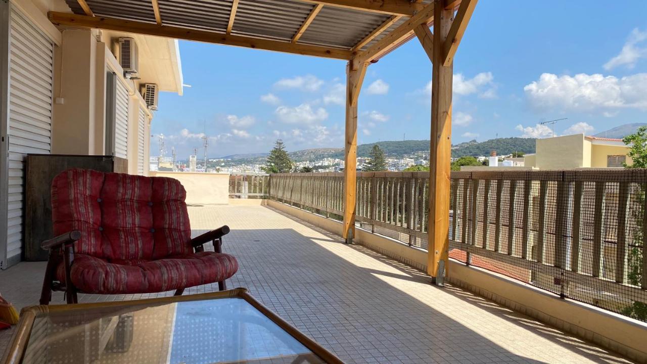 Anastasia Sea View Apartment Rethymno  Bagian luar foto